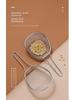 Large Japanese Stainless Steel Mesh Colander Spoon for Noodles, Dumplings, and Hot Pot