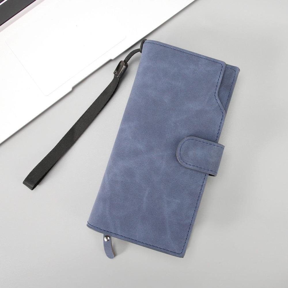 Hasp Business Wallet Large Capacity Card Holder Fashion Men Long Wallet Ladies