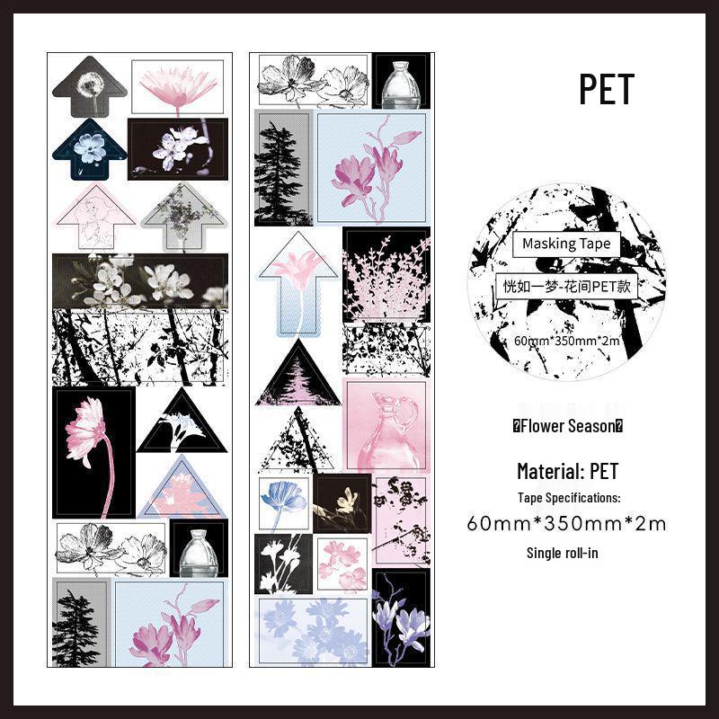 PaperMore Dream Series PET Die-cut Tape Retro Journal DIY Decorative Stickers