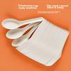 YOUAO Disposable Spoons [50 Pieces], Thickened Soup Spoons, Dining Spoons, Dessert Spoons, Takeout Packaging Spoons, Food-Grade Wholesale