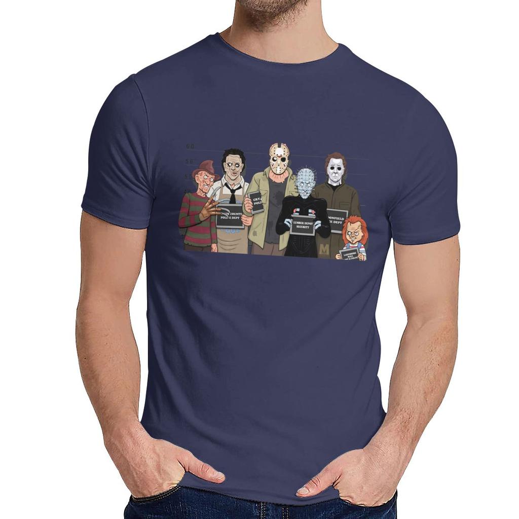 O Neck Stephen King Horror Tee Usual Suspects Serial Killers Horror Movie T Shirt Arrival