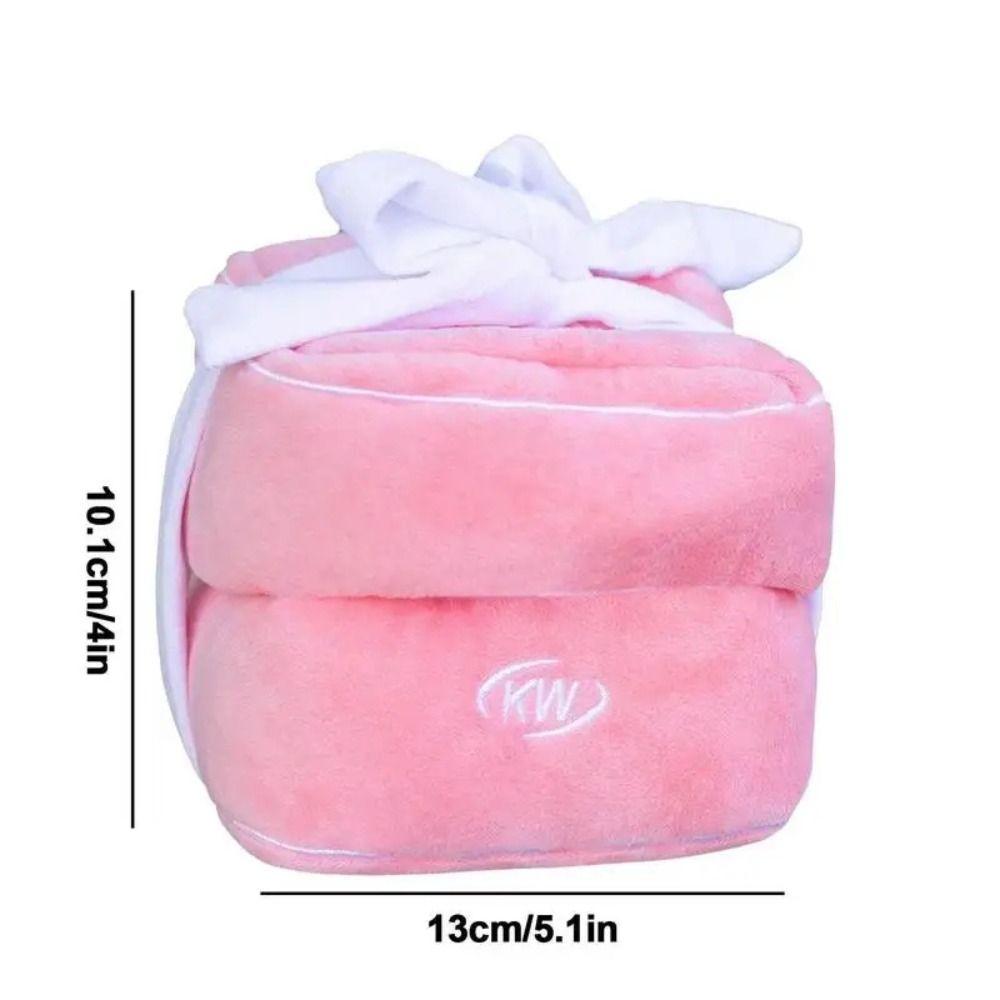 Ring Box Heart Shape Ring Case Toy Plush Ring Box Case Plushies Doll Kids Playing Supplies