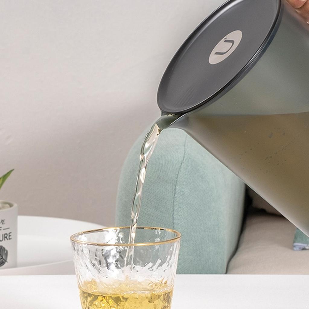 Brocca in plastica da 2000 ml/2500 ml con coperchio e beccuccio ventilato per bevande calde e ghiacciate, per interni ed esterni