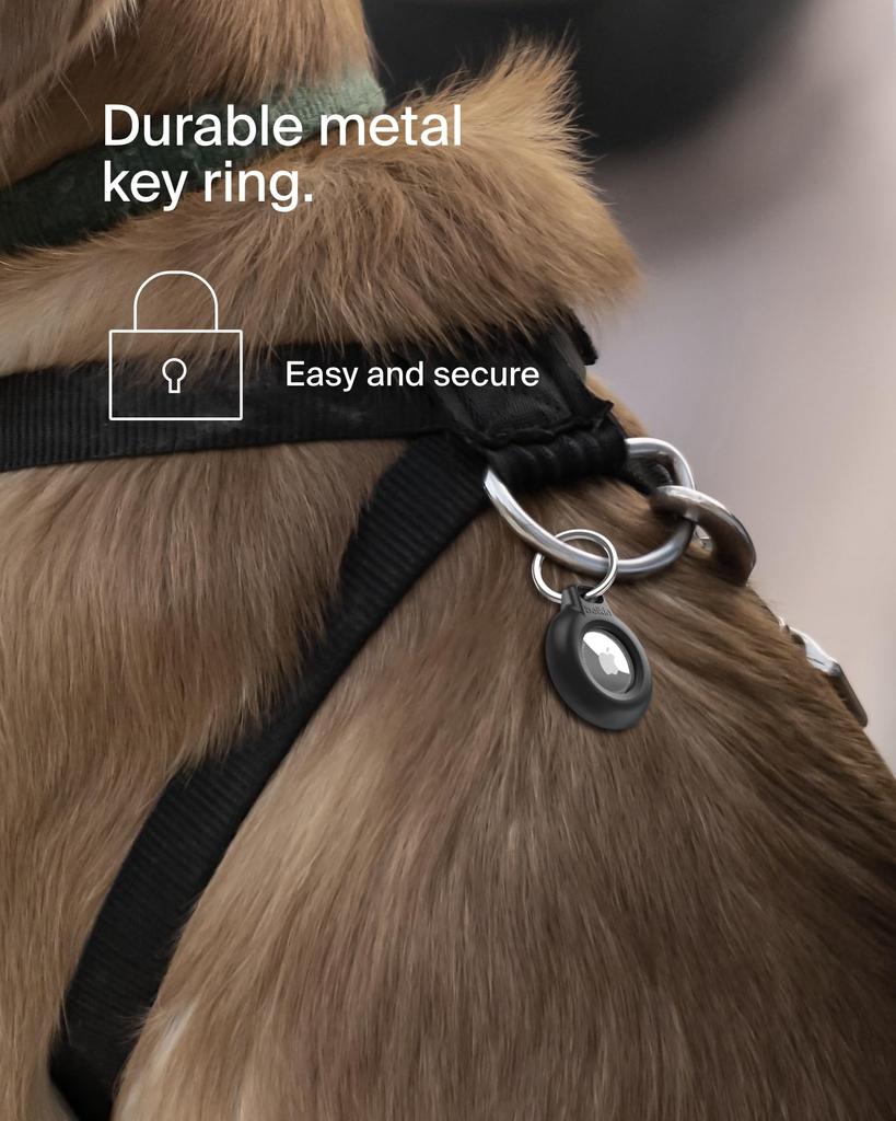 Wodoodporny uchwyt Belkin Secure do Apple AirTag z brelokiem Trwałe etui AirTag odporne na zarysowania