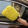1 Stück Wasserdichter Auto-Wasch-Mikrofaser-Chenille-Handschuh, Dickes Auto-Reinigungs-Mitt, Wachs-Detailing-Pinsel, Autopflege, Beidseitiger Handschuh
