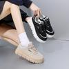 Damskor Casual Chunky Platform Sneakers Andningsbara Lätta Promenadskor för Kvinnor Bekväma Halkfria Snörskor Utomhus Arbete Tennis Sneakers