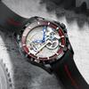 AILANG New Watch Automatic Mechanical Watch Hollow Men's Watch Silicone Tape Watch