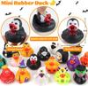Spooky Holiday Rubber Ducks Bulk Spooky Holiday Style Ducks designed for Jeeps Ducking Trick or Treat Supplies Goodie Pouch Fillers Celebration Favors