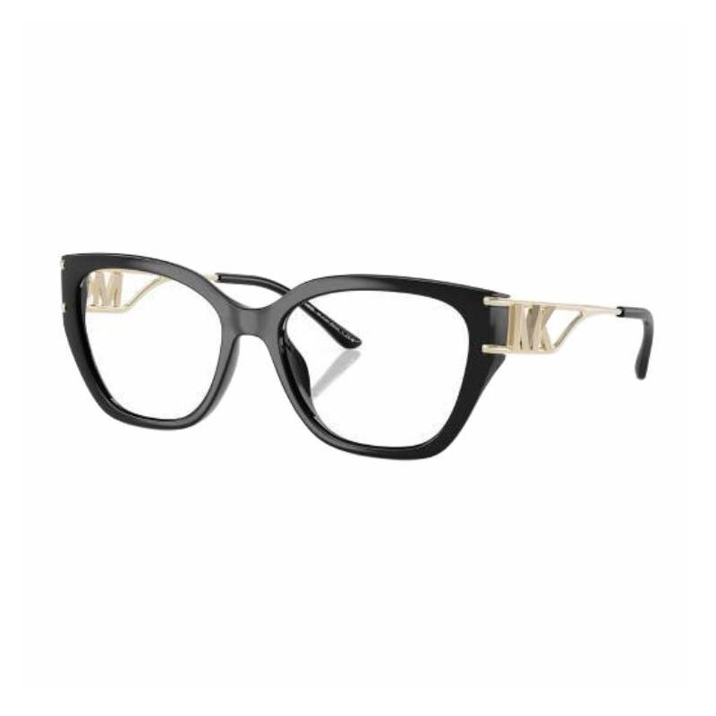 MICHAEL KORS Full frame design acetate fiber cat eye optical frame unisex couple style black