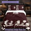 Personalized 3Pcs Bedding SetArctic Monkeys Custom Text Duvet Cover Pillowcase Set Bedroom Gift