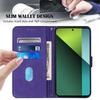 For Xiaomi Redmi Note 13 Pro 5G/Poco X6 5G Leather Case with Hand Strap Wallet Stand Phone Cover