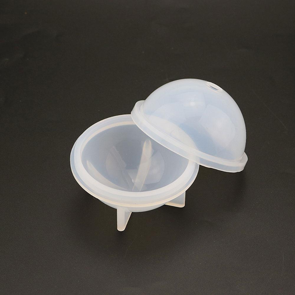 Silicone World Handmade Epoxy Silicone Mold 3D Planet Ball Craft Mold Making Tool Mould UV Resin Epoxy Dried Flower Resin Gift