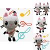 Adorable Gabby's Dollhouse Music Plush Toy Cartoon Stuffed Cat Plushie Doll For Kids