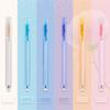4 Pcs/Set Creative Press Art Marker Pens Colored Highlighter Large Capacity Drawing Painting Pen Artist Stationery Supplies