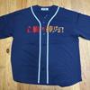 [USED] Attack On Titan Embroidered Baseball Shirt, Armin and Mikasa, Size L