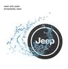 For Jeep 2Pcs Car Waterproof Anti Slip Water Cup Mat Auto Interior Accessories For Jeep Grand Liberty Cherokee Wrangler JK Gl