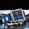 Unisex Kreative Große Zifferblatt Dual-Display Business Casual Uhr