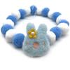 12Pcs Easter Pet Dog Bowties Hair Ball Necklace Collar Small Middle Large Dog Neckties Rabbit Bowties Dog Grooming Accessories