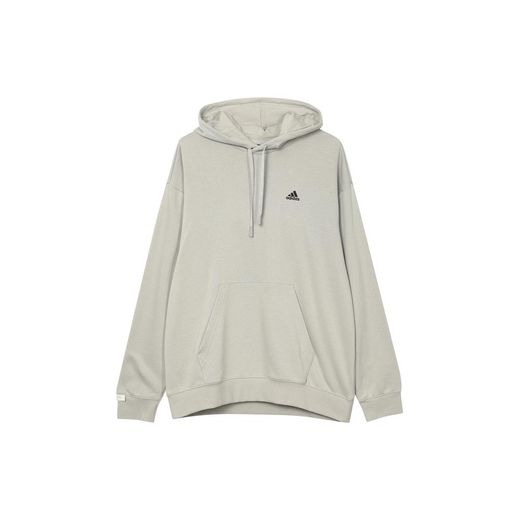Adidas SWEAT Logo Hoodie Sweatshirt Unisex Metallic Gray IV7596