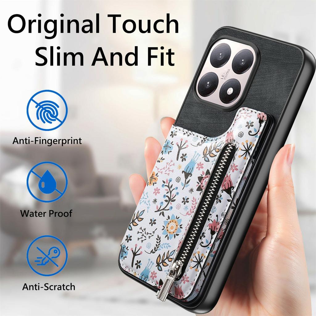 Pouzdro na telefon pro Motorola Moto G67 Power 5G/G57 Power 5G/G57 5G Vzorovaný Print PU Kůže Peněženka Telefon