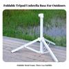 Foldable Umbrella Stand Compact Outdoor Sunshade Anchor Stable for Beach, Patio