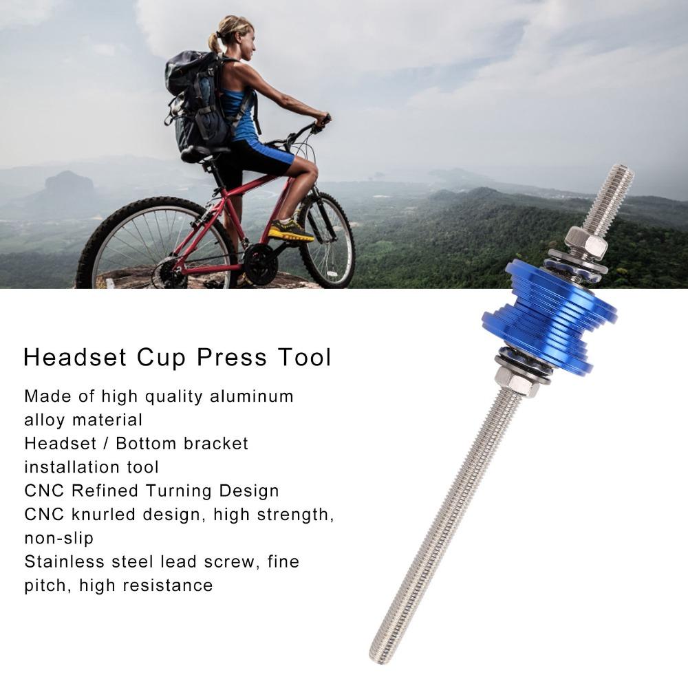 Versatile Bicycle Headset Install Tool 25cm Length Headset Cup Press Tool Mountain Bikes