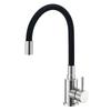 Hot Selling Kitchen Faucet: Silicone Flexible Hose, 360° Rotating Stainless Steel, Cold and Hot Water