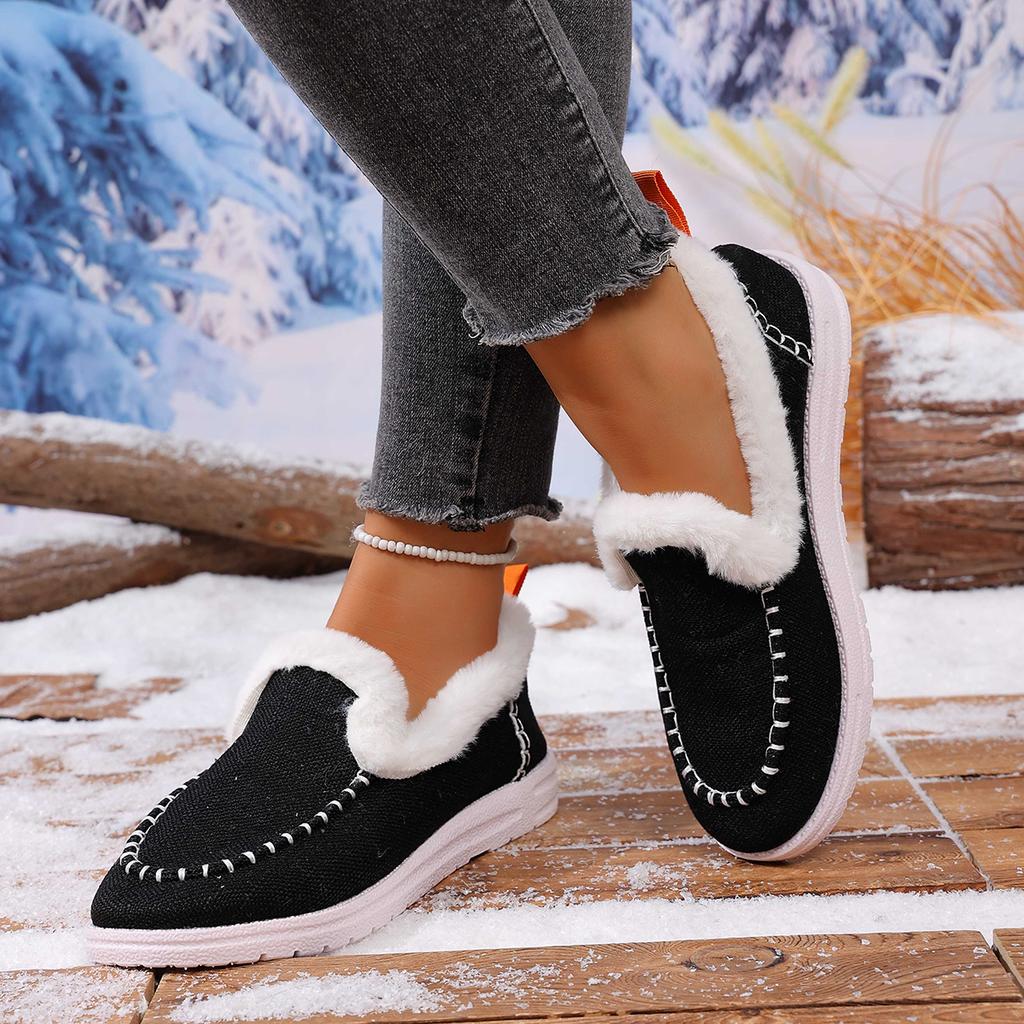 Fashion 2025 New Women Snow Ankle Boots Winter Designer Warm Casual Shoes Short Plush Cotton Shoes Women Trend Walking Sneakers Women