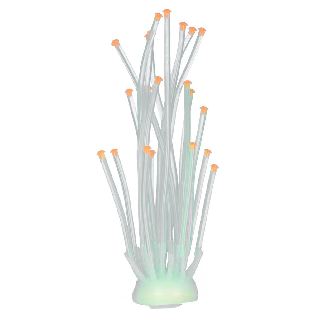 Artificial Coral Silicone Fluorescent Simulation Aquarium Fish   2‑Color Tube Decoration