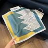 New artificial silk shell marine silk scarf 71cm square scarf professional scarf shawl scarf