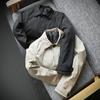 Autumn and Winter Waterproof and Tear-resistant Cotton Coat Japanese Style Quilted Warm Men's Mid-length Windbreaker