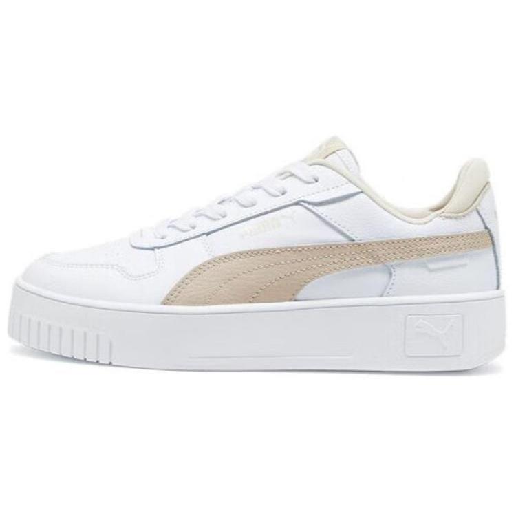 (WMNS) PUMA Carina Street Shoes White Beige Women s 389390-26 EU 37