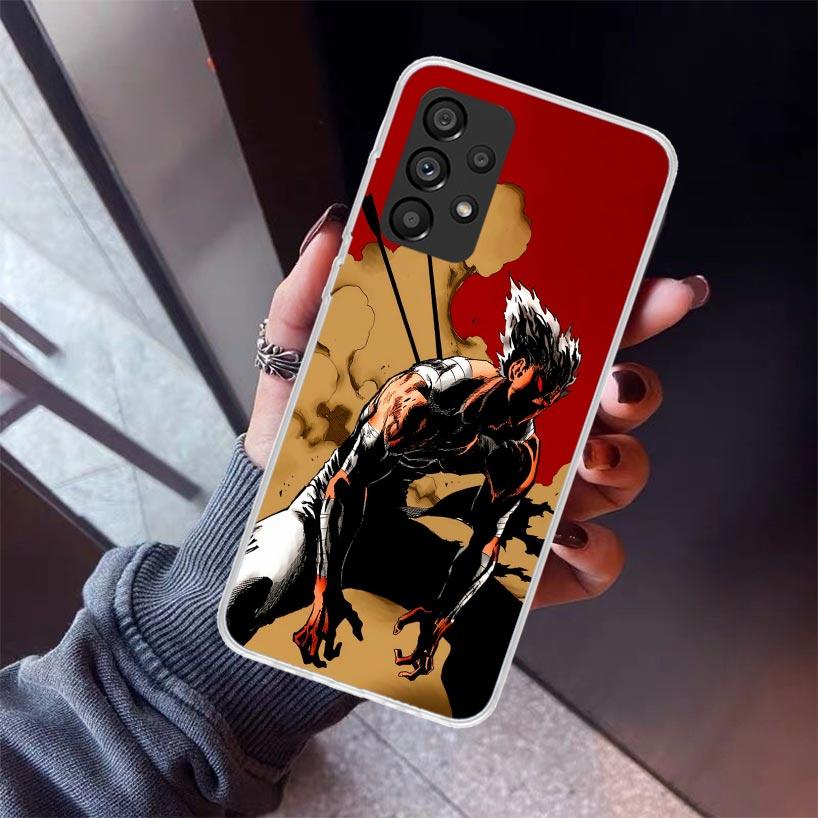 One P-Punch-Man Garou Phone Case For Samsung Galaxy A17 A57 A37 A16 A26 A36 A56 A15 A25 A35 A55 A14 A13 A54 A53 A34 A24 A33 A23