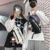 Letter Chest Bag Messenger Bag Shoulder Bag Lightweight Crossbody Bag  Streetwear