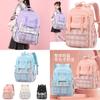 Stylish And Durable 2024 Girls School Backpack For Grades 2 To 6 With Cute Checkered Pattern
