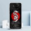 Funda de Teléfono con Tatuaje de Dragón Oscuro Japonés Para Samsung Galaxy A17 A37 A57 A16 A15 A14 A13 A56 A55 A54 A53 A36 A35 A34 A33 A26 A25 A2