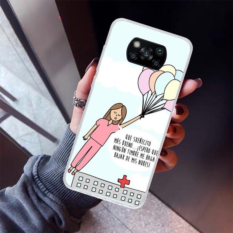 Medicine Nurse Doctor Phone Case For Xiaomi Poco X7 X6 X5 Pro F7 Ultra Redmi 15C 15 13 13C 12 12C 10 10A 10C 9 9A 9C 9T Shell Po