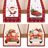 Chemin de Table de Noël en Polyester Décoration Joyeux Noël Pour la Maison 2025 Cadeaux de Noël Navidad Noel Nouvel An 2025 Nappe de Noël