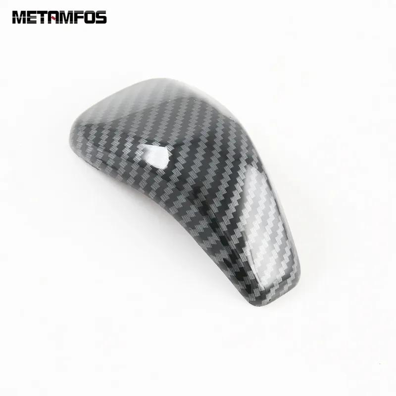 For Subaru Outback - 2024 2025 Carbon Fiber Gear Shift Knob Head Cover Trim Sticker Interior Accessories Car Styling