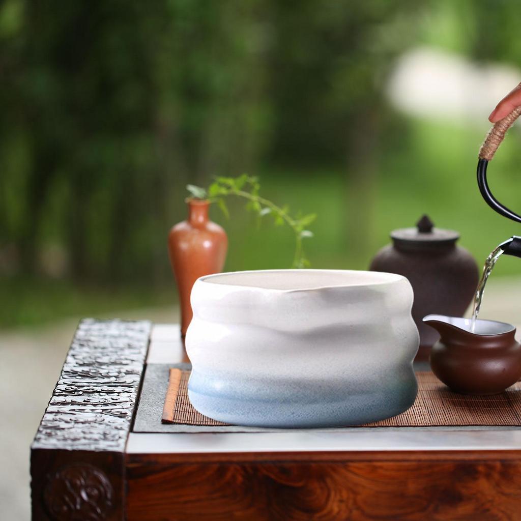 Japanese Ceramic Matcha Bowl Traditional Porcelain Tea Bowl Utensil Matcha