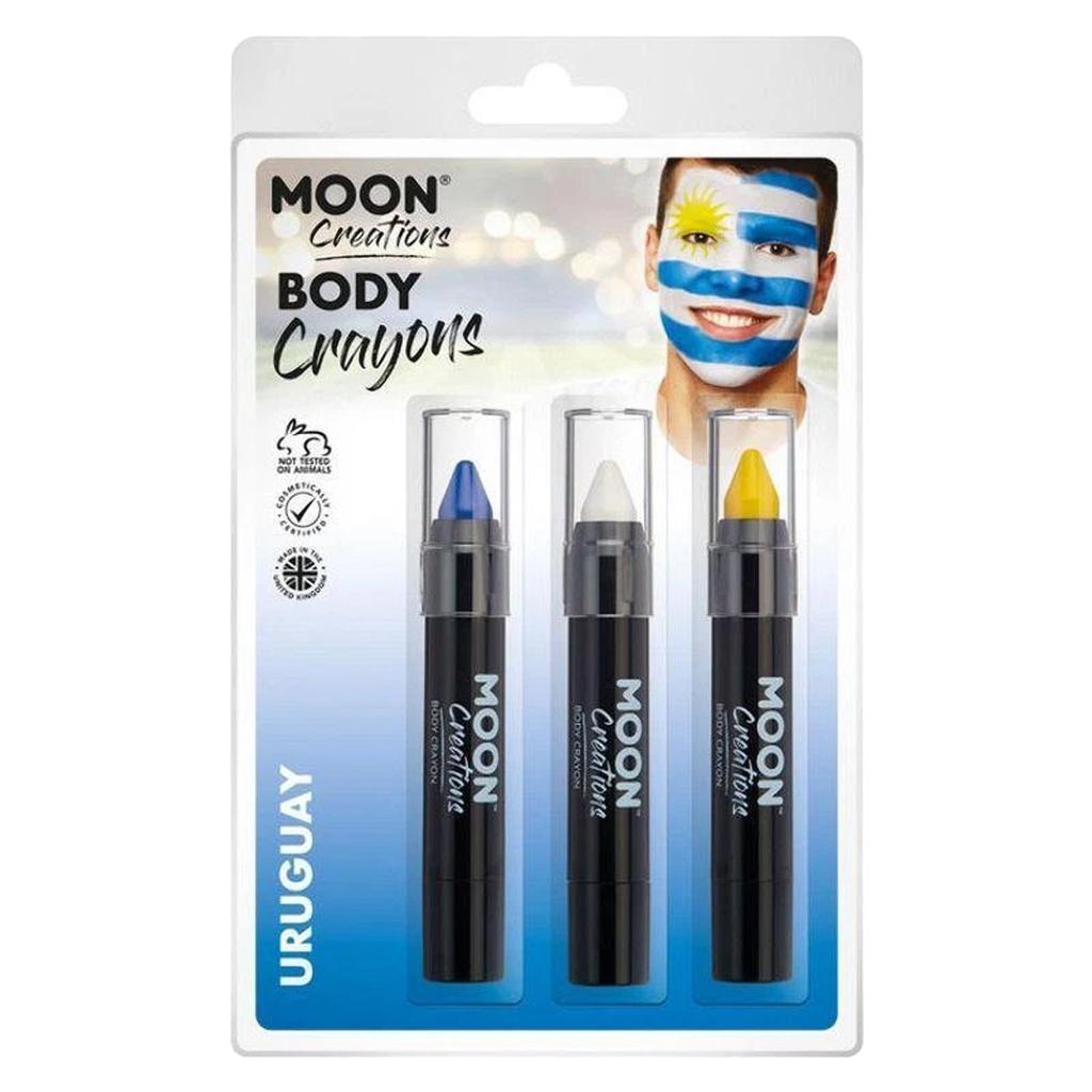 Moon Creations Körper-Kreiden (Packung mit 3)