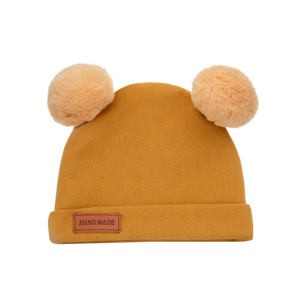 Wolle Baby Mütze Hut Herbst Winter Baby Mütze für Mädchen Jungen Bommel Kinder Hut Säugling Motorhaube Kleinkind Zubehör 1-3y