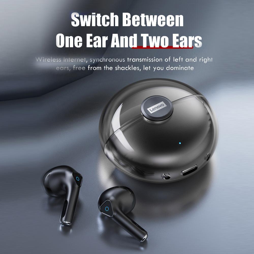 Lenovo LP80 Bluetooth Earphones TWS Wireless Touch Control Headphones Noise Reduction HD Stereo Headsets Gaming Earbudswith Mic