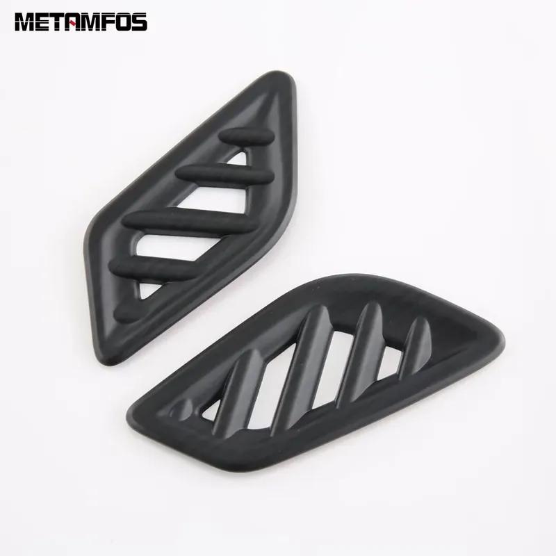 Front Upper Air Conditioner AC Vent Outlet Cover Trim For Nissan Qashqai J12 -2024 2025 Carbon Fiber Interior Accessories