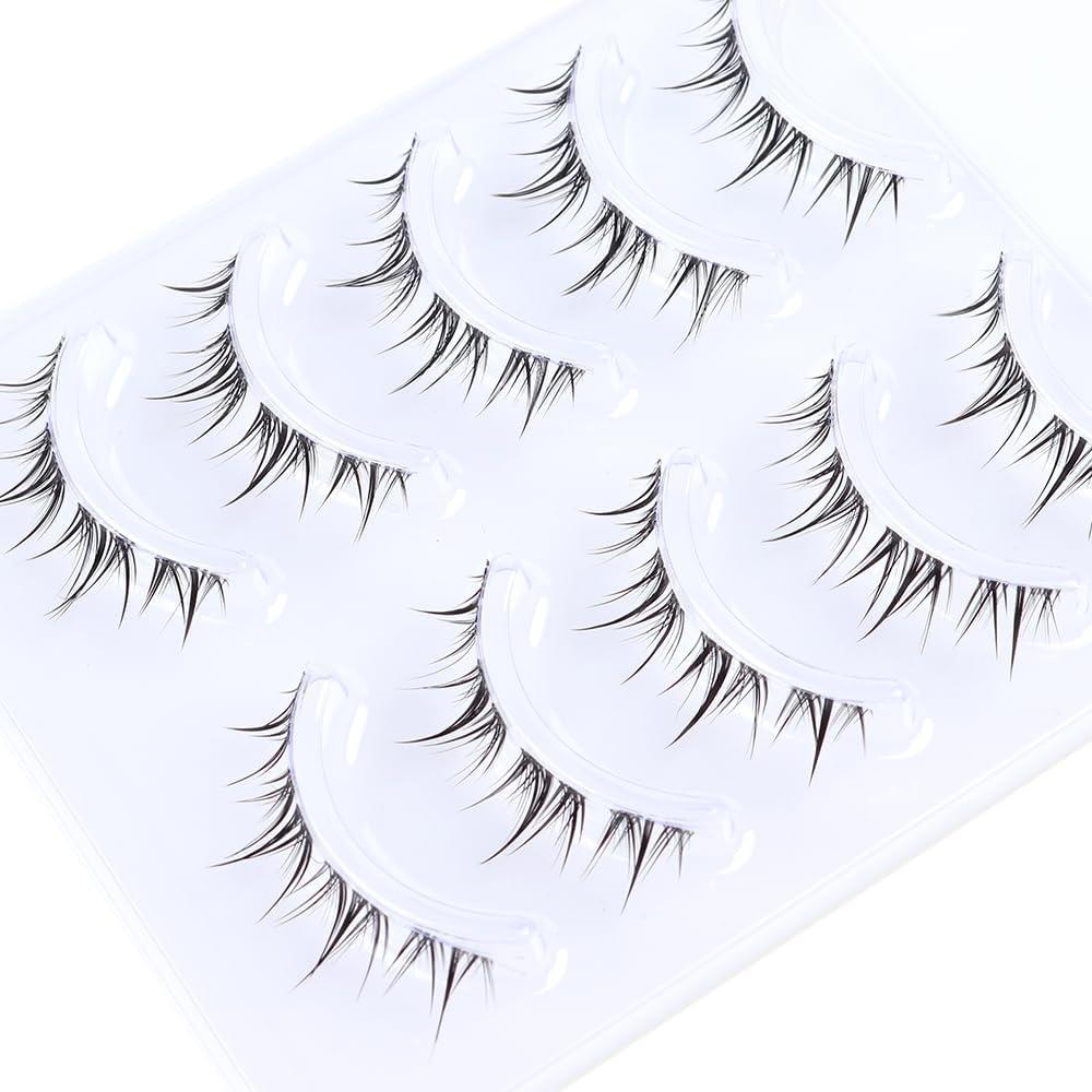 Emotao CospLay MakeUp Handmade U L Short oUter Corner Actress Lashes Z 01 5p