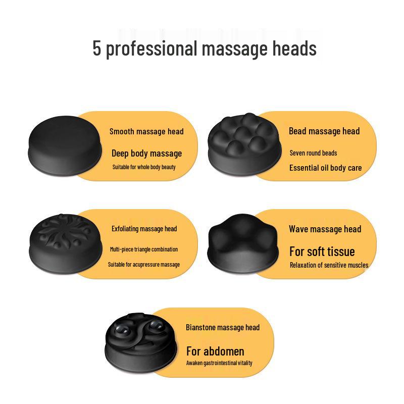 Wireless Portable Massager for Neck, Waist & Shoulders - Handheld Kneading Device