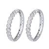 Light Luxury K Gold Jewelry Full Of Diamonds, Large Circle Earrings, Slightly Inlaid Zircon Women'S Earrings.