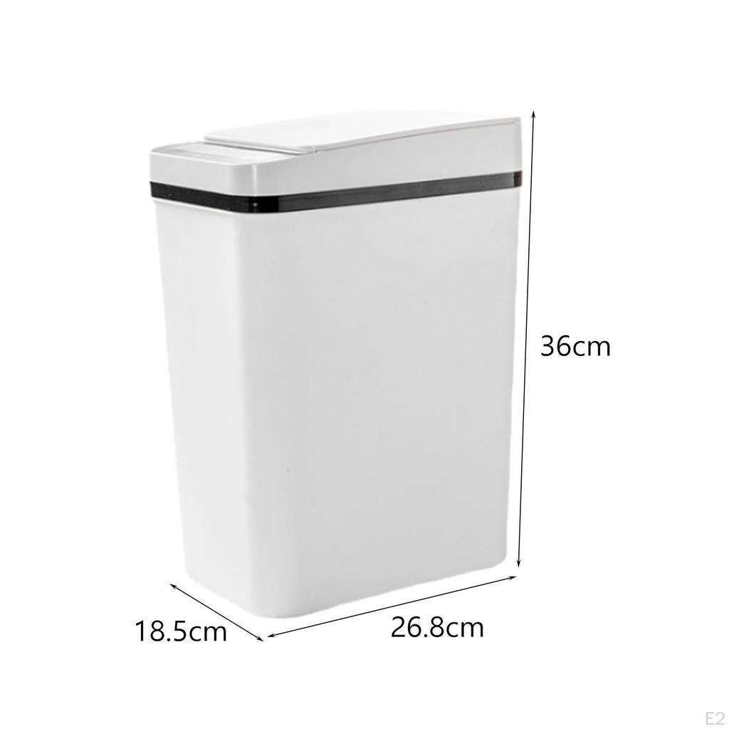 Automatická popelnice Koupelna Smart Trash 15L Vodotěsná Prostorově úsporná Bezdotyková pro