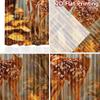 2pcs, 2D FLAT PRINTING Curtains (Without Rod) Forest Fawns Halloween Festival Fashion Curtains Polyester Curtains Decorations