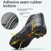 Winter Warm Fur Safety Shoes For Work Men Safety Shoes Anti-Smash And Anti Puncture Outdoor Botas Platform Boots